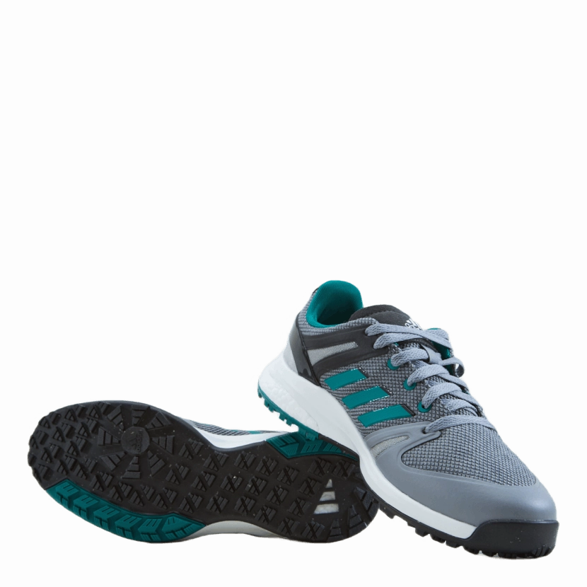 EQT Spikeless Wide Golf Shoes Grey Four / Sub Green / Core Black Waterproof Golf Shoes Sale