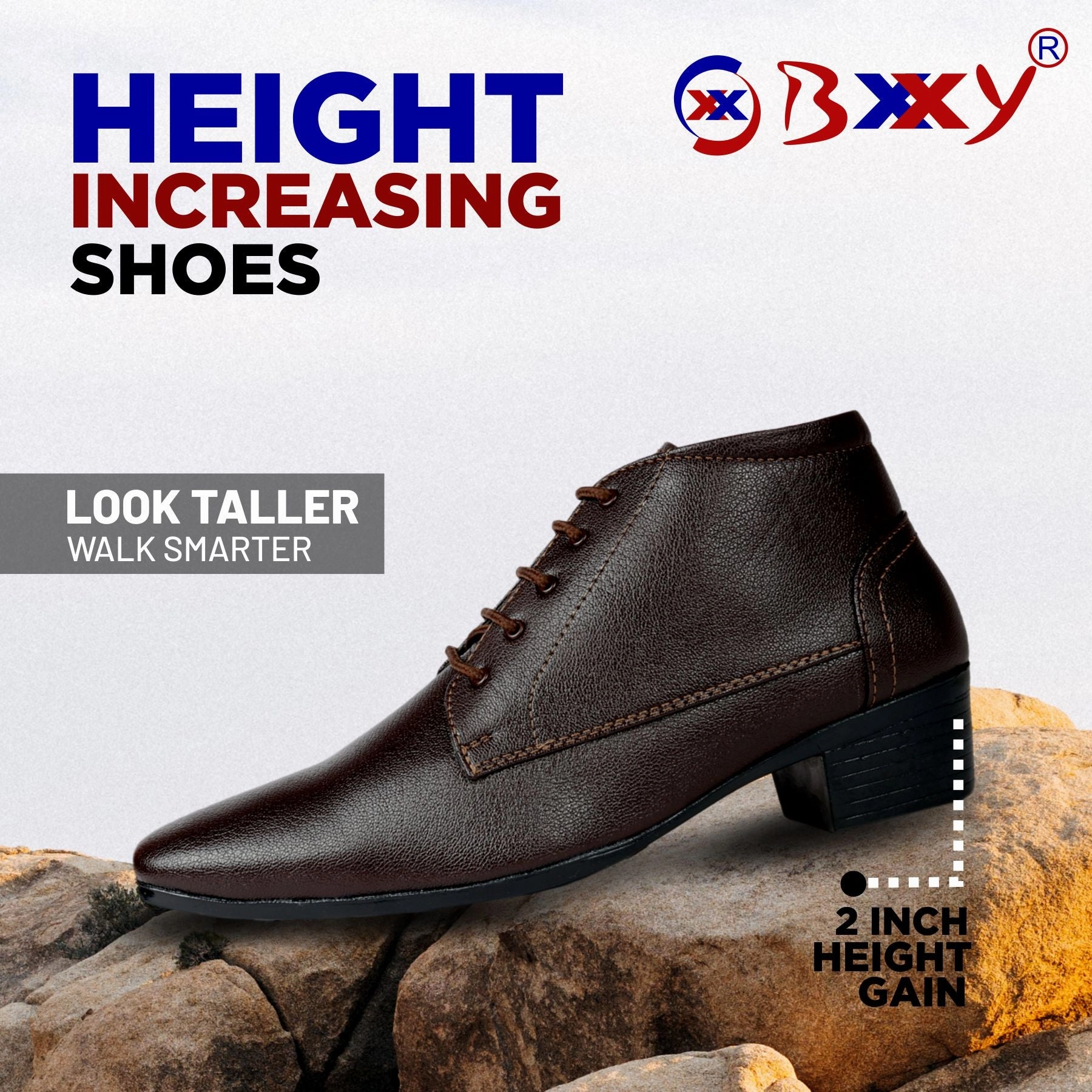 Bxxy Elevator Derby Formal Wear Boots For Men Mtn Boots