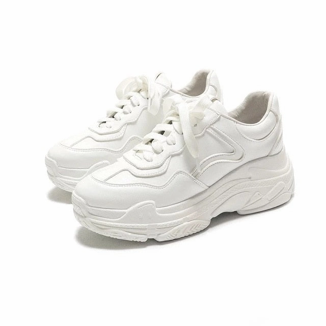 Gbx Casual Shoes ALL YIXIE 2019 New Summer White Mesh Women Sneakers Fashion Thick Bottom Womens Platform Sneakers Casual Shoes Zapatos De Mujer