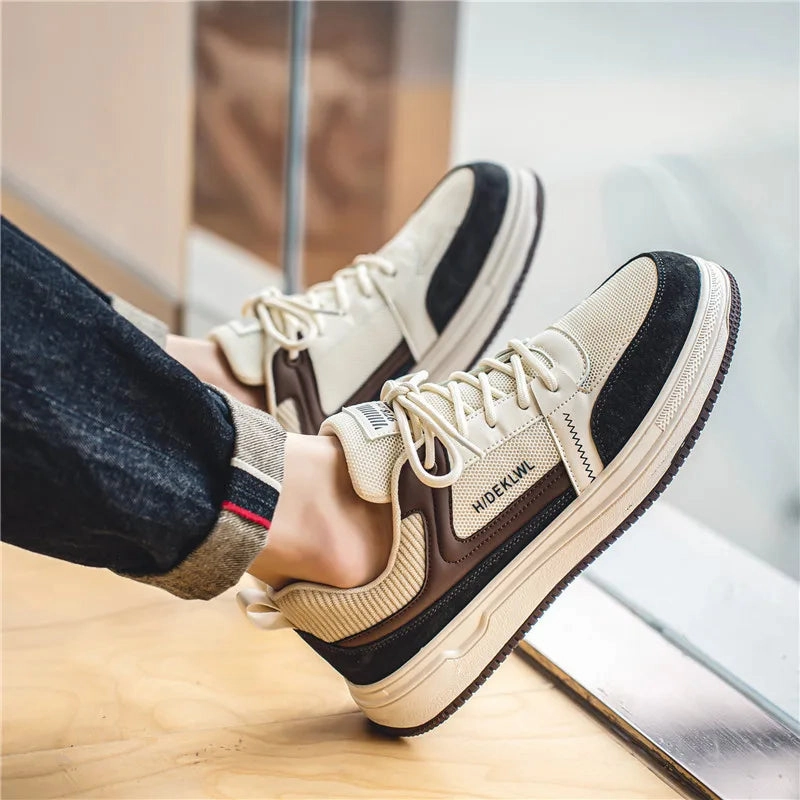 Best Business Casual Shoes For Comfort Wiaofellas Fashion Flats Board Shoes for Men Low Top Casual Sneakers Men Zapatillas Hombre New Style Vulcanize Shoes for Man Outdoor