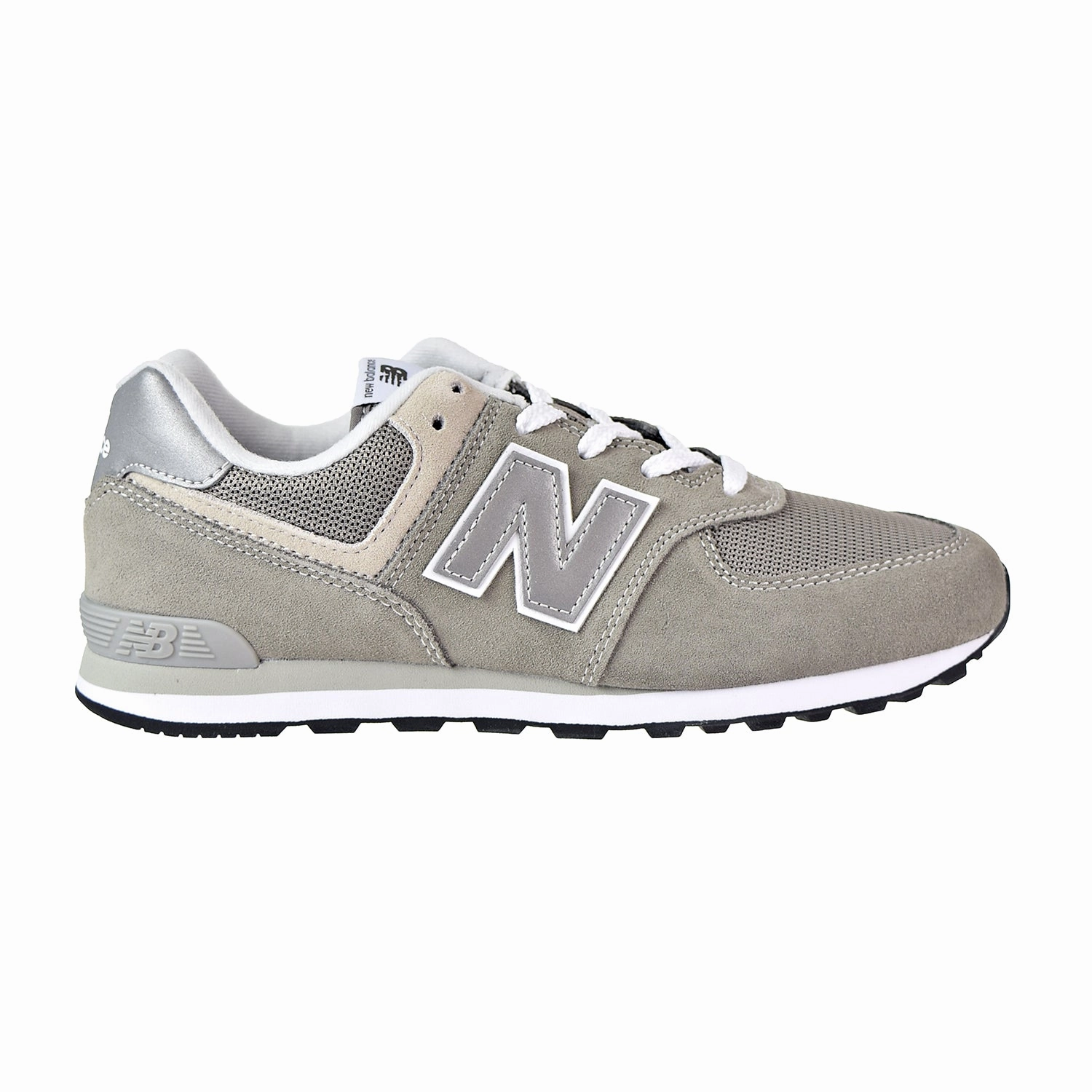 New Balance 574 Core Big Kid's Shoes Grey/Grey New Balance Williamsburg