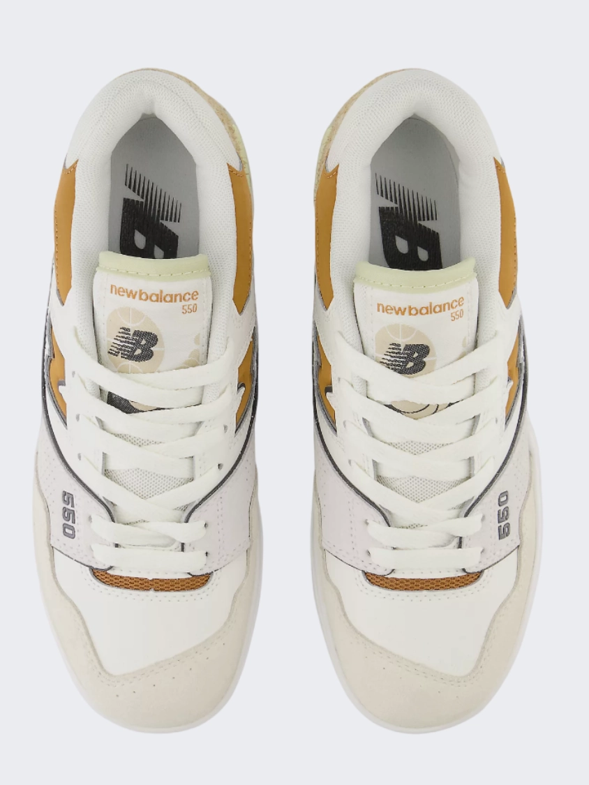 New Balance 550 Women Lifestyle Shoes Sea Salt/ Tobacco New Balance Women's Pickleball Shoes