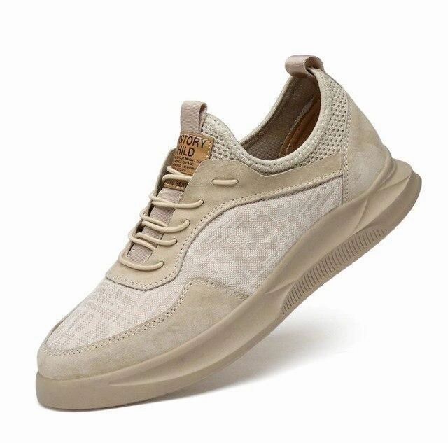 Casual Shoes Workplace Angelo Ricci Breathable Lace Up Lightweight Outdoor Shoes