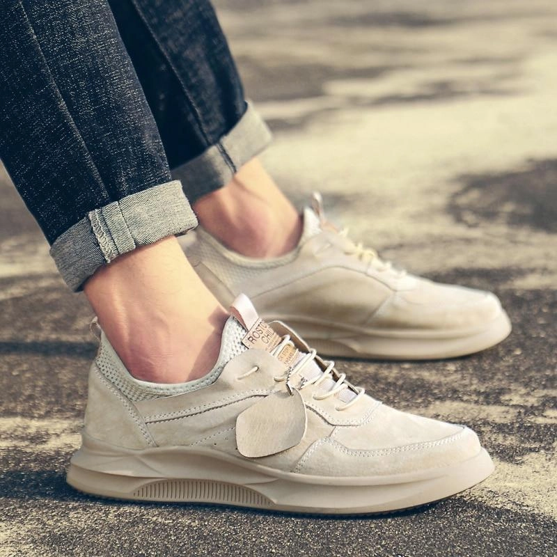 Angelo Ricci Breathable Lace Up Lightweight Outdoor Shoes Best Casual Shoes For Arch Support