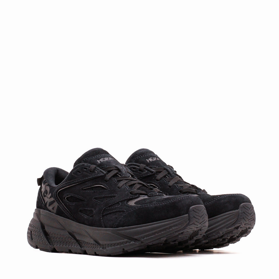 Md Hoka One One Unisex Clifton L Suede Black 1122571-BBLC