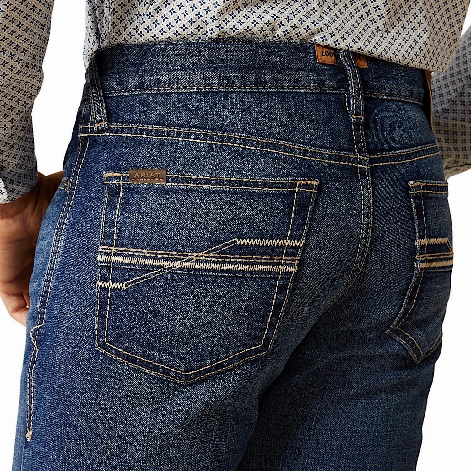 Ariat Men's M8 Modern Slim Straight Leg Jean - Ashton Champ Boots Knee High Boots