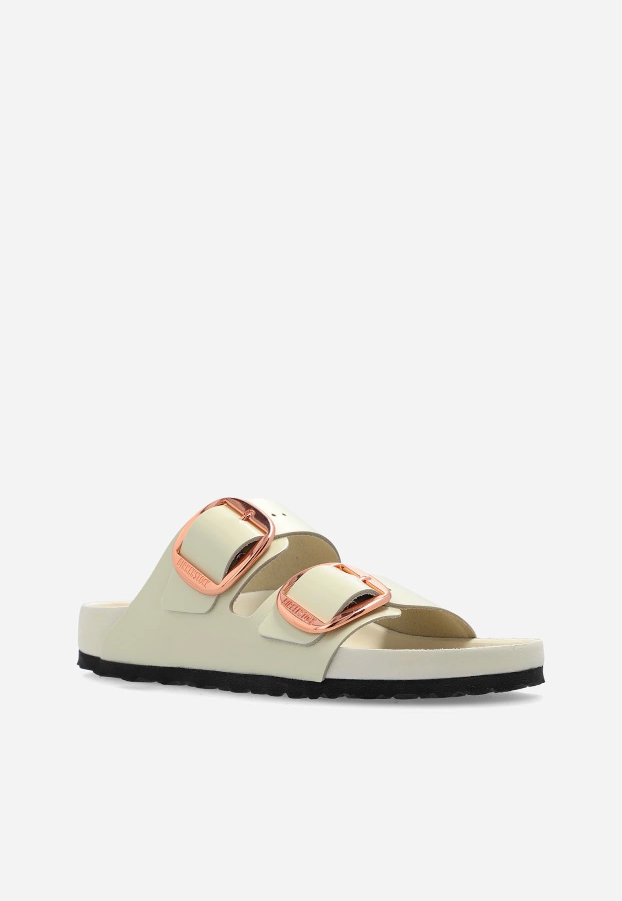 Arizona Big Buckle Patent Leather Slides Slides For Shower