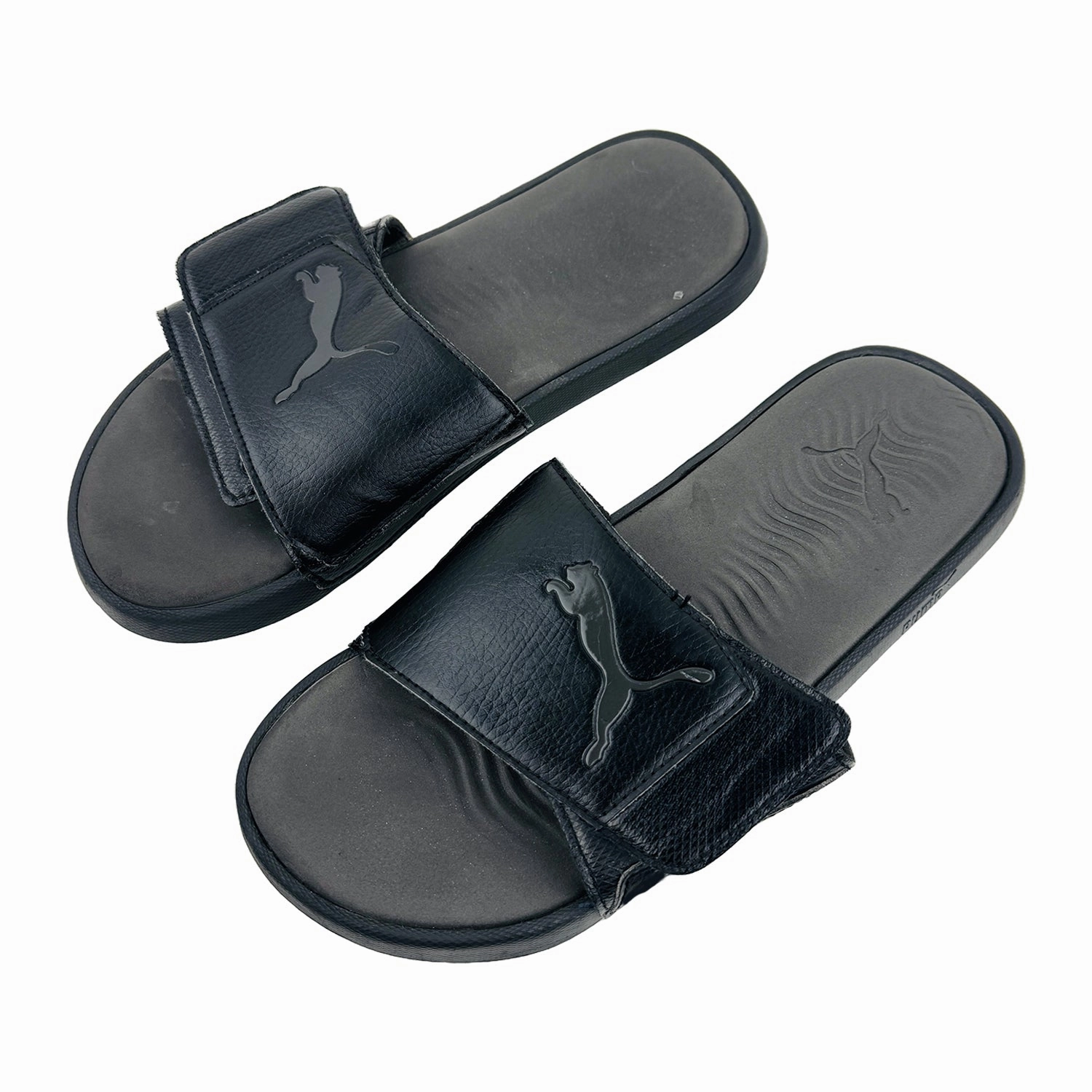 Asics Xo Wrestling Shoes Puma Men's Surfcat Black Slides (Size 42) - VSK-0218