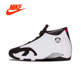 Original New Arrival Authentic NIKE Air Jordan 14 Retro "Black Toe" - 487471-102 Mens Foot Locker Asics Shoes