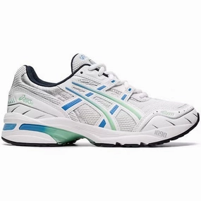 Asics Wrestling Shoes Ex Eo Twr900 ASICS Gel-1090 White Blue Coast (Women's)