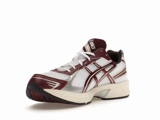 ASICS Gel-1130 White Maroon Banner Best Asics Volleyball Shoes