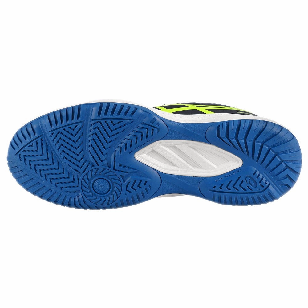 Asics Running Training Shoes Asics Junior Upcourt 6 GS - Midnight/Safety Yellow