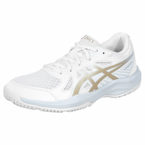 Asics Junior Upcourt 6 GS - White/Champagne Asics Ff Clay Tennis Shoes