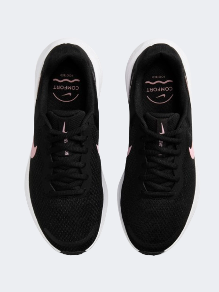 Nike Revolution 7 Women Running Shoes Black/White/Pink Asics Cael V3 0 Wrestling Shoes