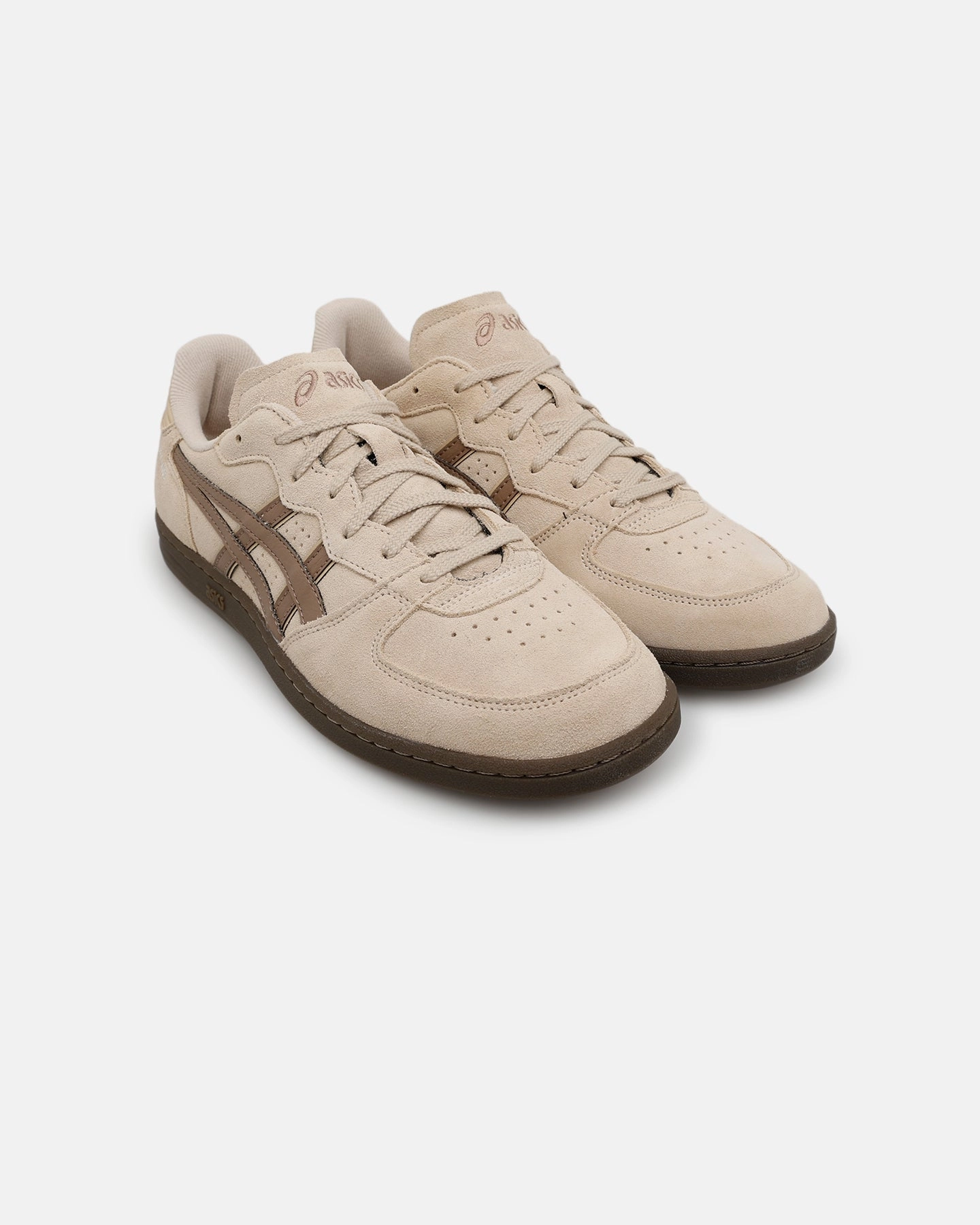 Asics Skyhand OG Taupe Grey Asics Shoes With Low Heel Drop