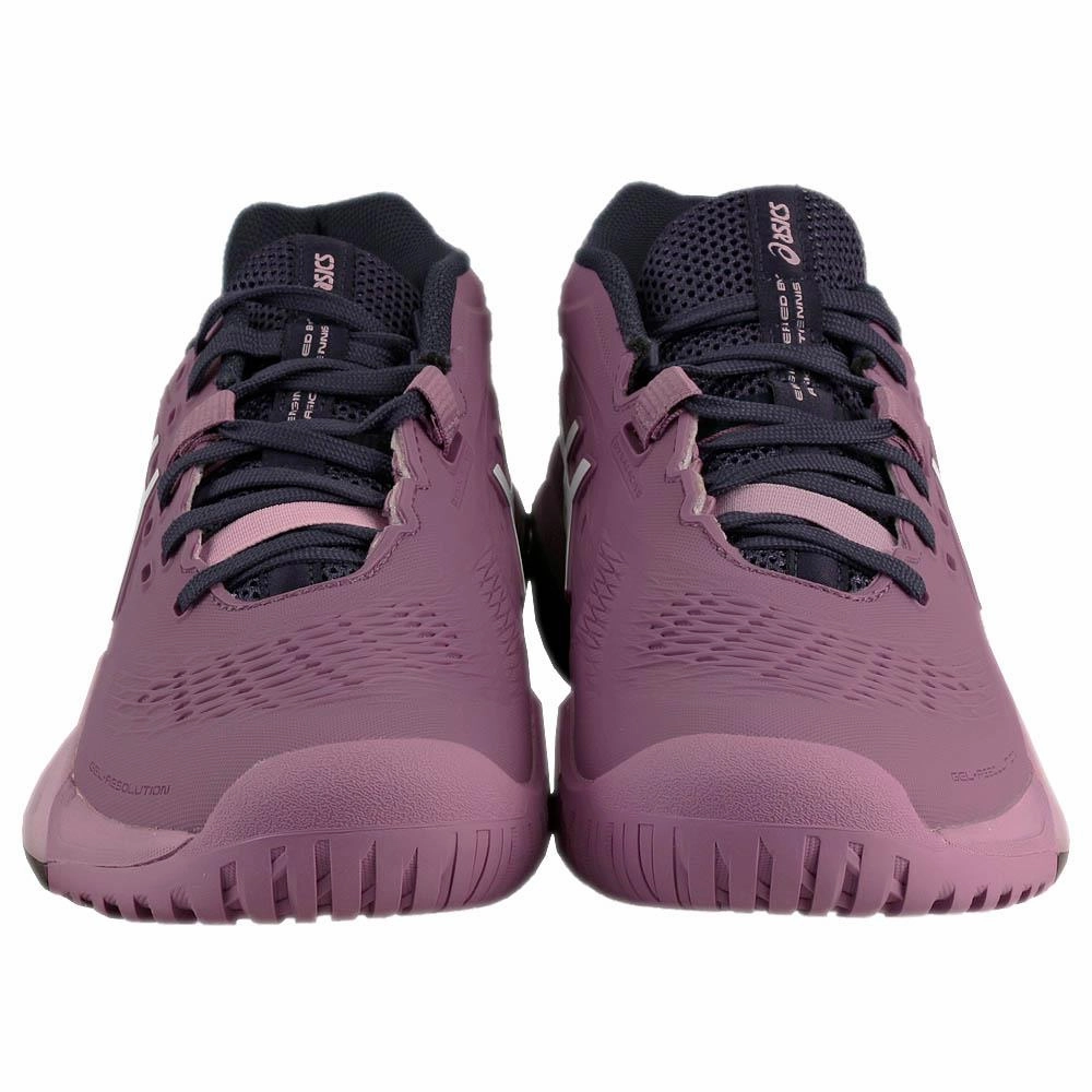 Asics Gel Tactic Shoes Asics Women's Gel-Resolution X - D Width - Ube/White