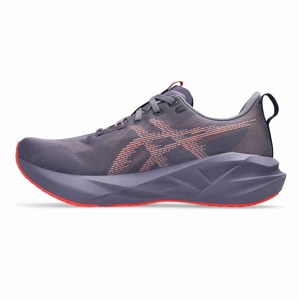 Asics Shoes Gel Kayano 31 Men's Novablast 5 Running Shoe - Greyish Purple/Coral Reef - Regular (D)