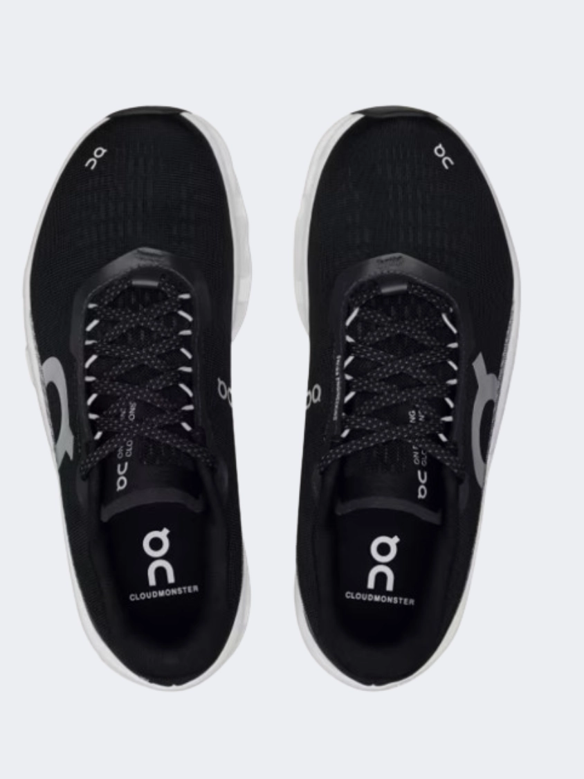 On Cloudmonster 2 Women Running Shoes Black/Frost Training Vs Running Shoes