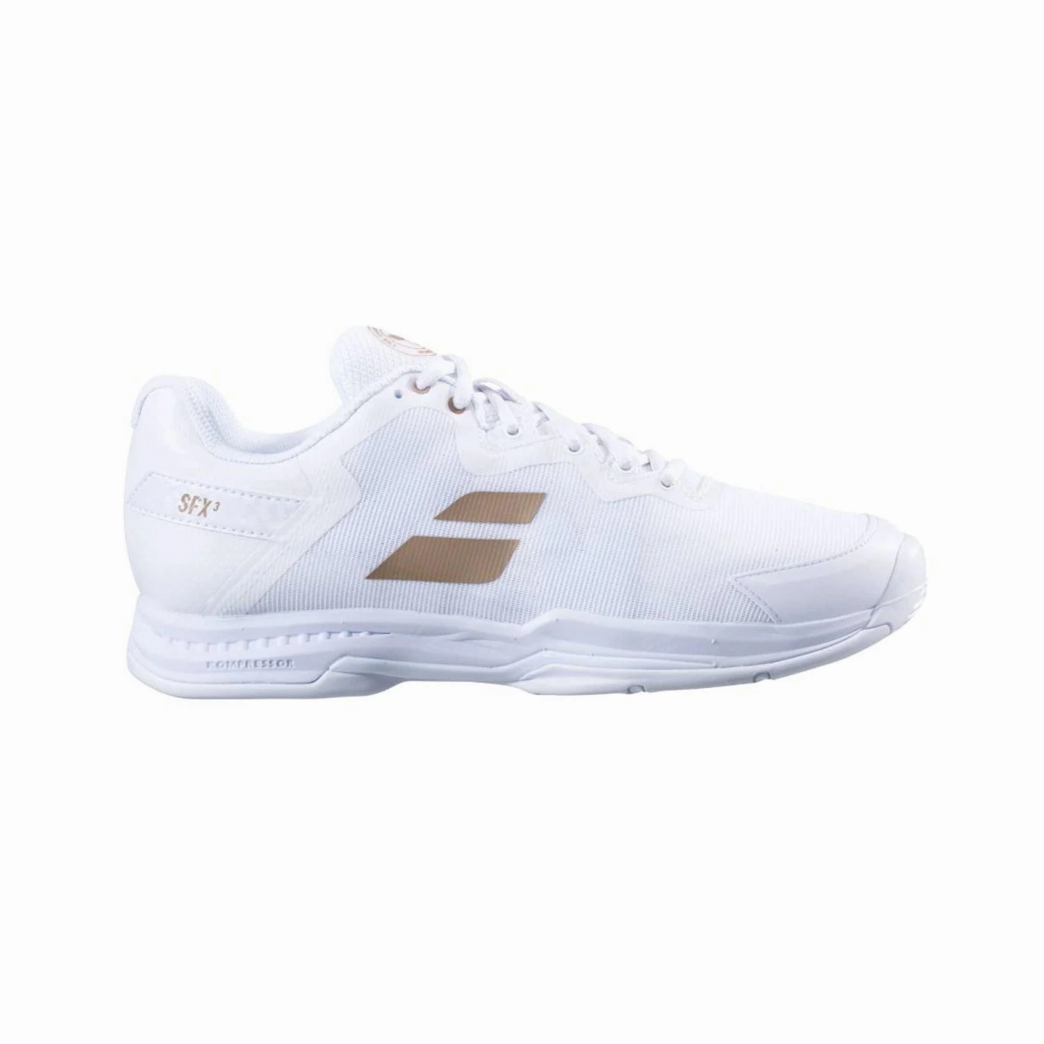Best Training Shoes For Sprinters Babolat SFX3 All Court Wimbledon Women's Shoes [White/Gold]