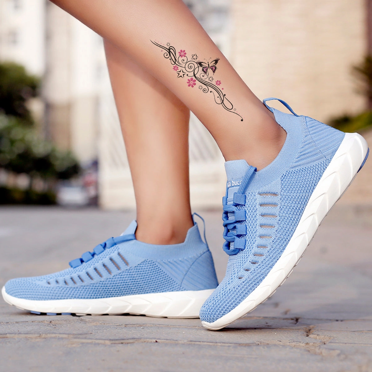 Running Shoes For Excessive Pronation Bacca Bucci FISHJET Sneakers Shoes for Women | Blue Women Running & Training Shoes