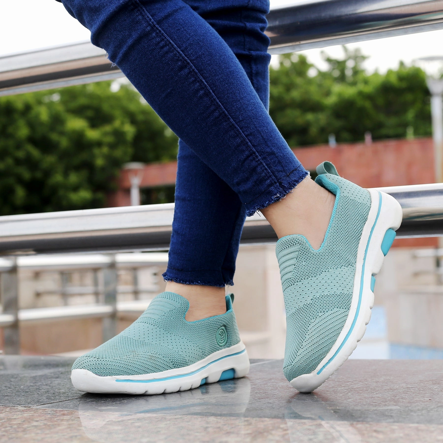 Bacca Bucci NIMBUS Women All-Day wear Joggers Slip-on Leopard Print Shoes Sneakers