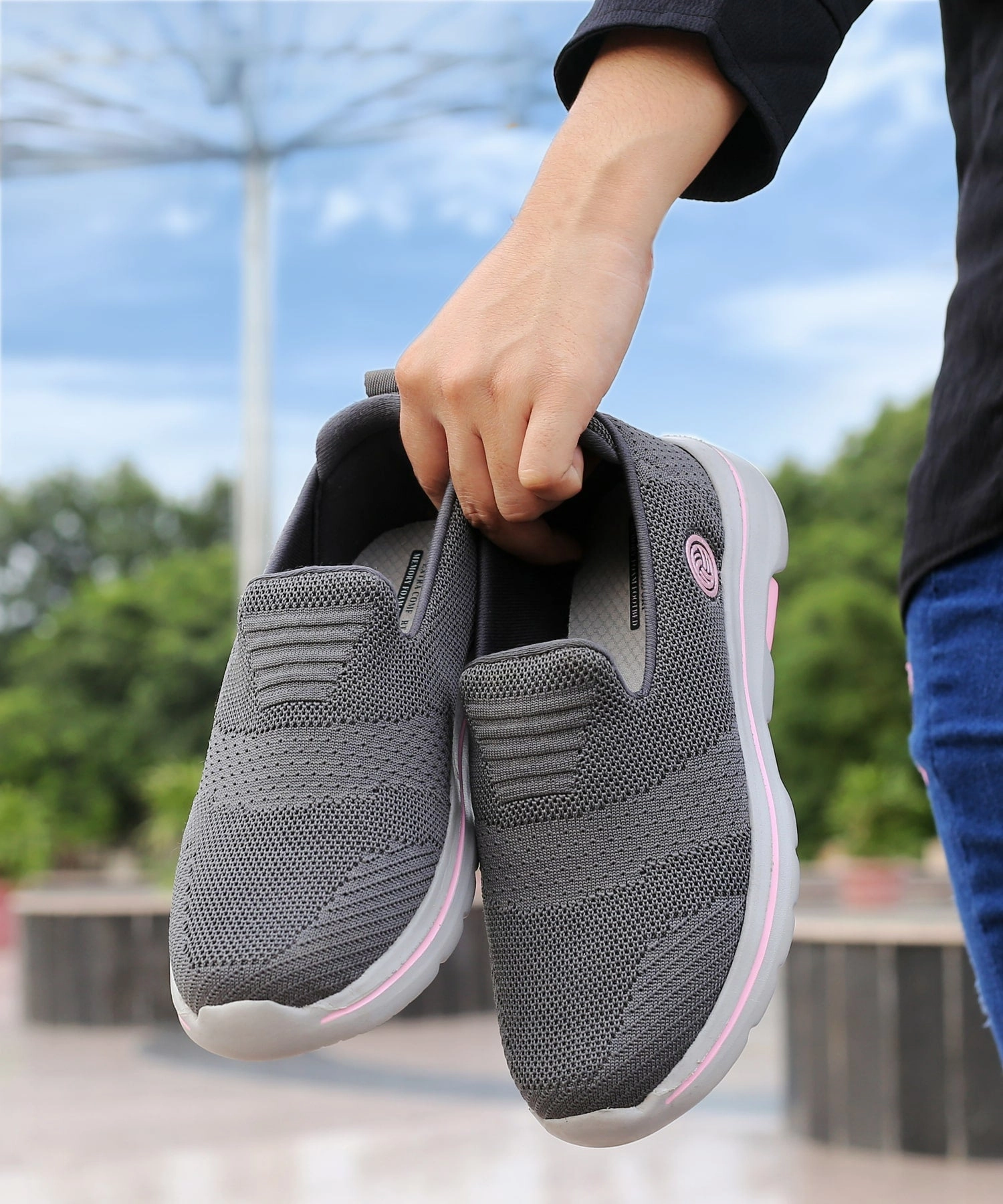 Bacca Bucci NIMBUS Women All-Day wear Joggers Slip-on Charles Barkley Sneakers