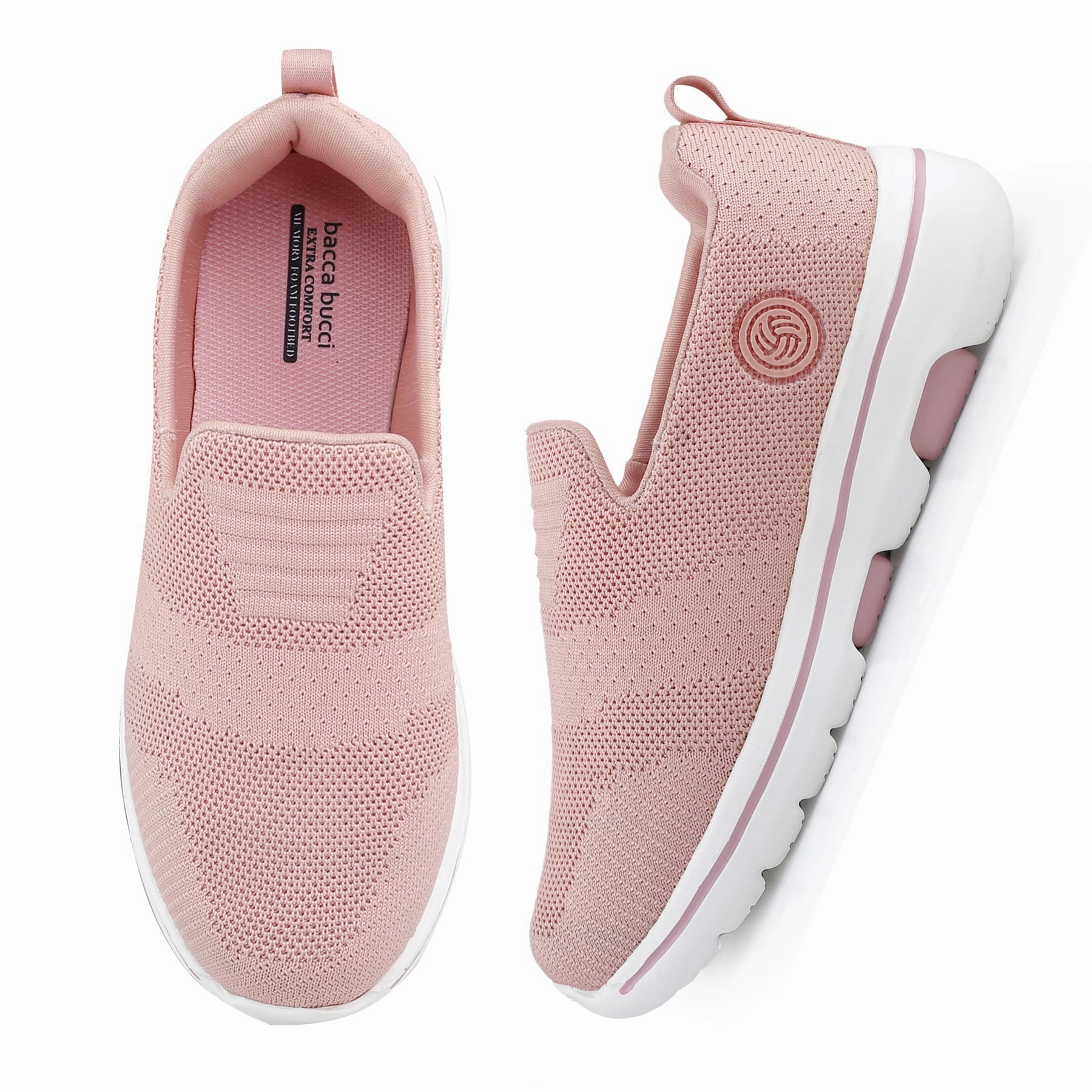 Yru Sneakers Bacca Bucci NIMBUS Women All-Day wear Joggers Slip-on