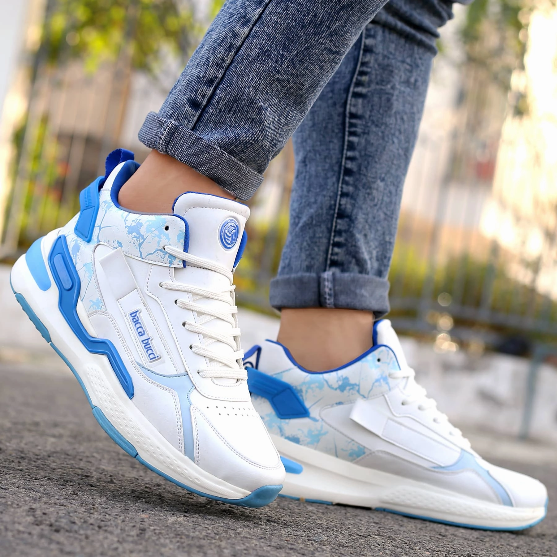 Wedge Heel High Top Sneakers Bacca Bucci Veera