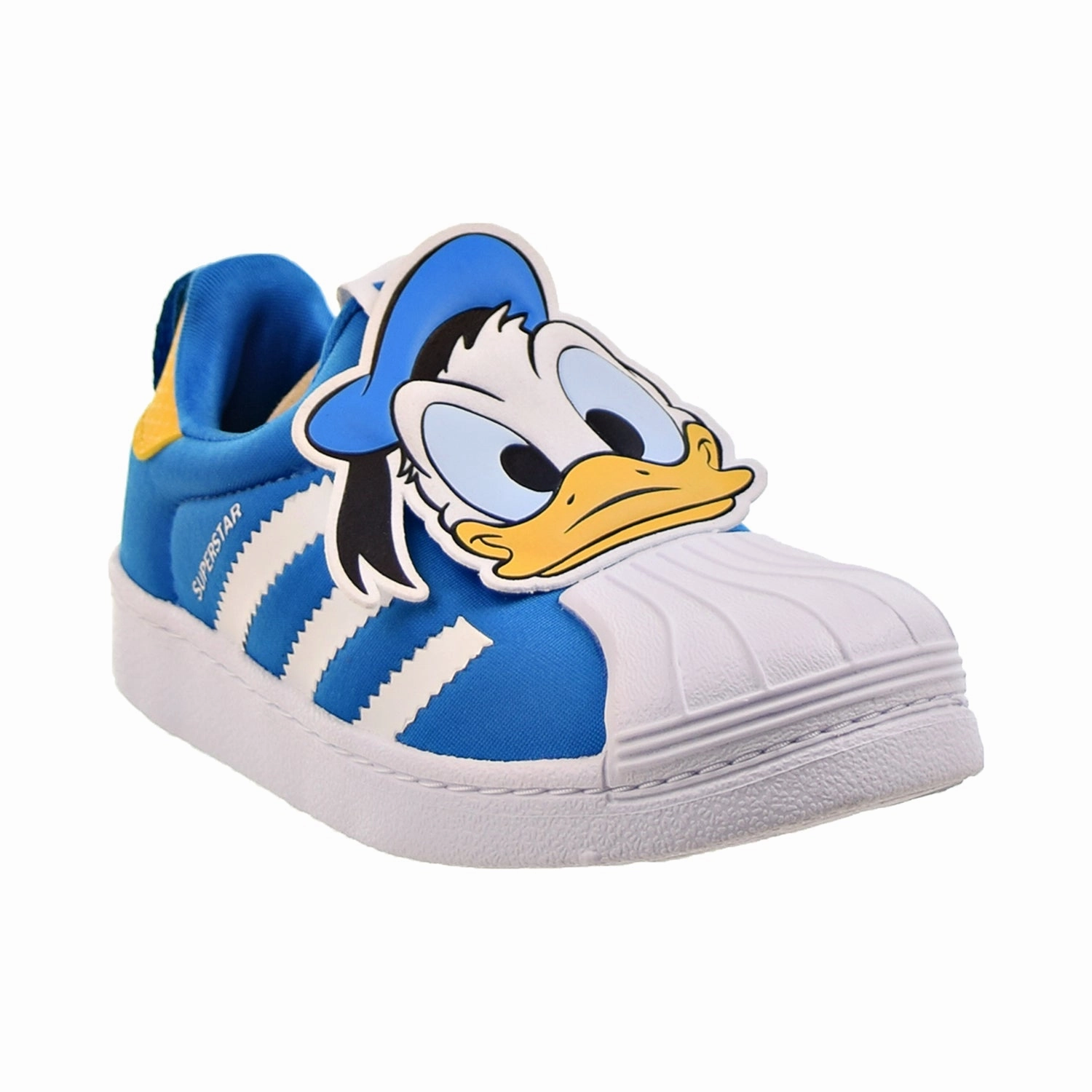 Adidas Disney Superstar 360 "Donald Duck" Little Kids' Shoes Cloud White-Blue Adidas Woven Shoes