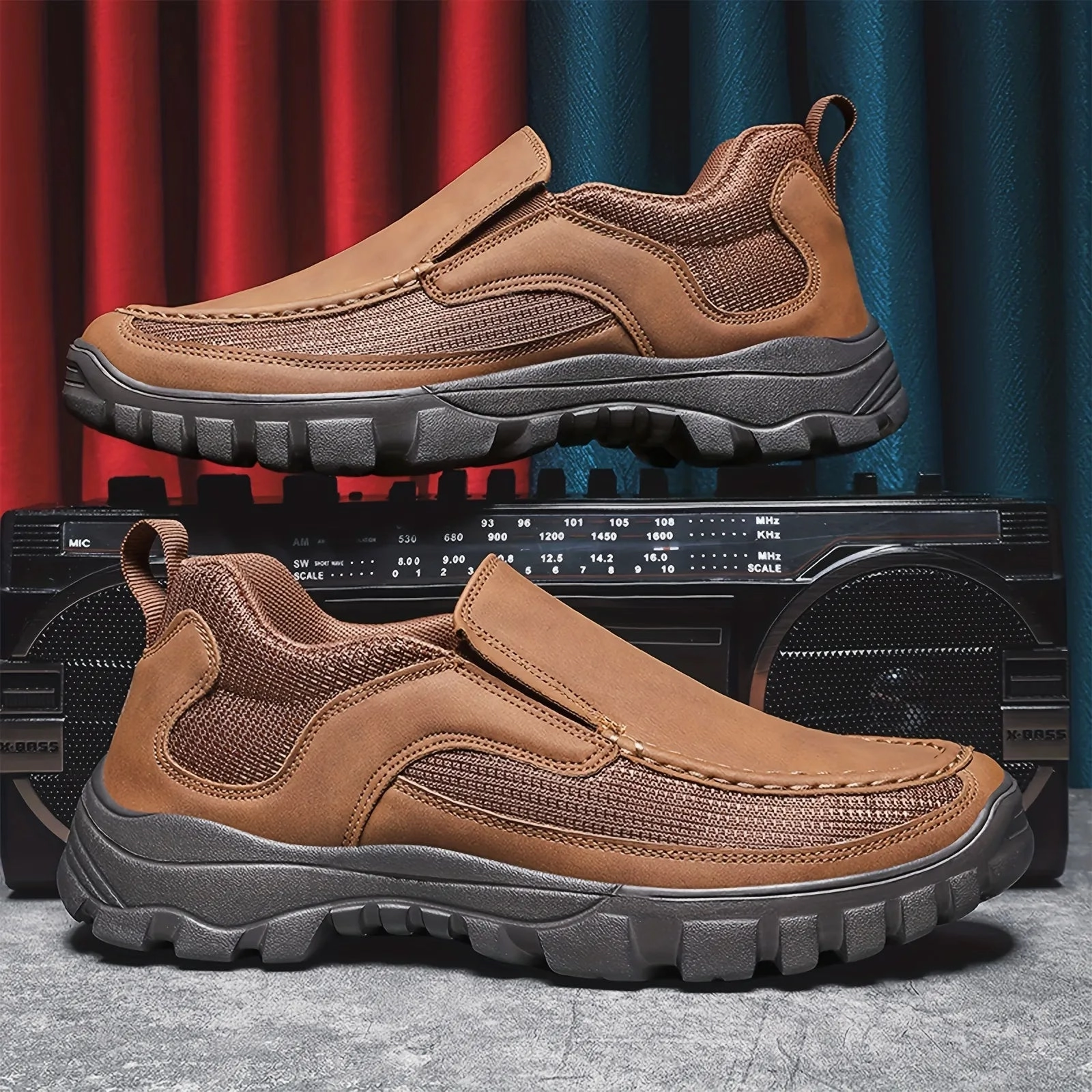 Last Day 50% OFFMen's Lightweight Breathable Casual Orthopedic Slip-On Walking Shoes Kohls Dress Shoes Flats