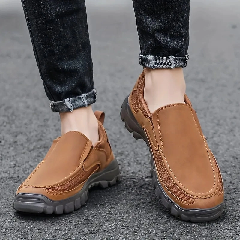 Best Indoor Shoes Flat Feet Last Day 50% OFFMen's Lightweight Breathable Casual Orthopedic Slip-On Walking Shoes