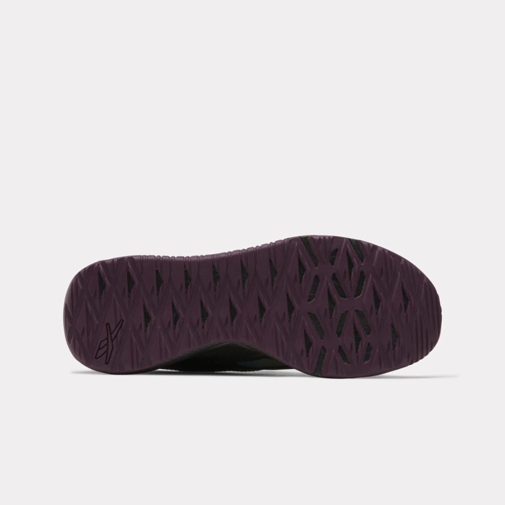 Adipure Trainer Shoes Reebok Footwear Women NFX Training Shoes BLACK/MIDNIGHT PLUM/FOOTWEAR W
