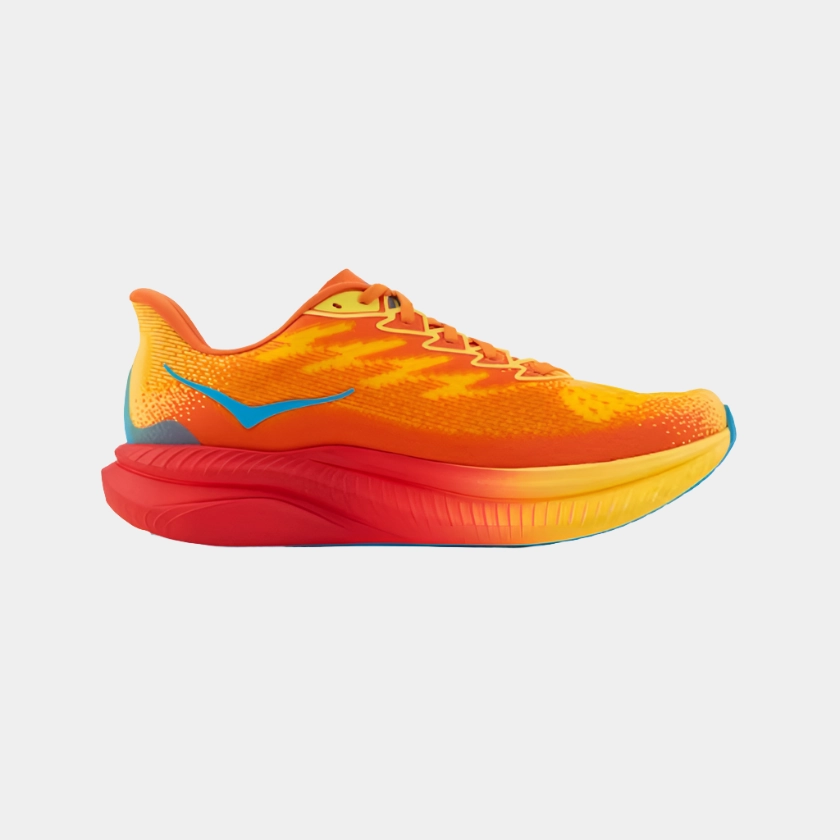 Shoes Running Review Hoka Mach 6 Men's Running Shoes -Poppy/Squad