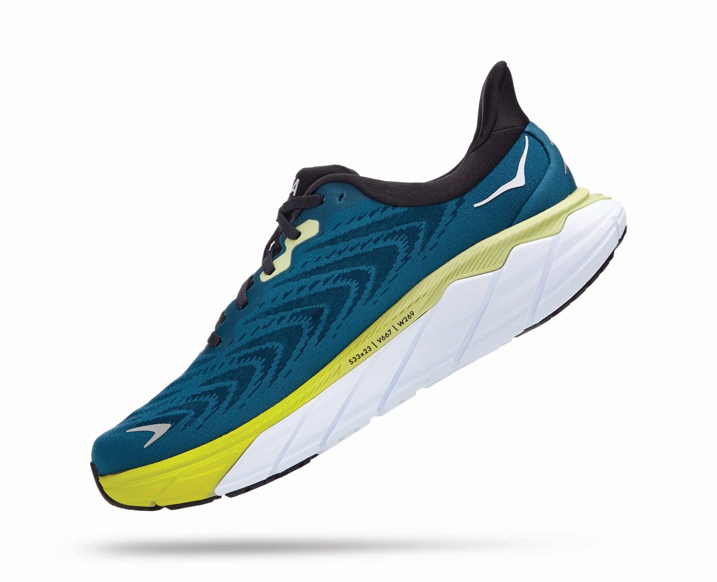 Men's Hoka Arahi 6  Lightweight Stability & Comfort Rebel Sport Shoes