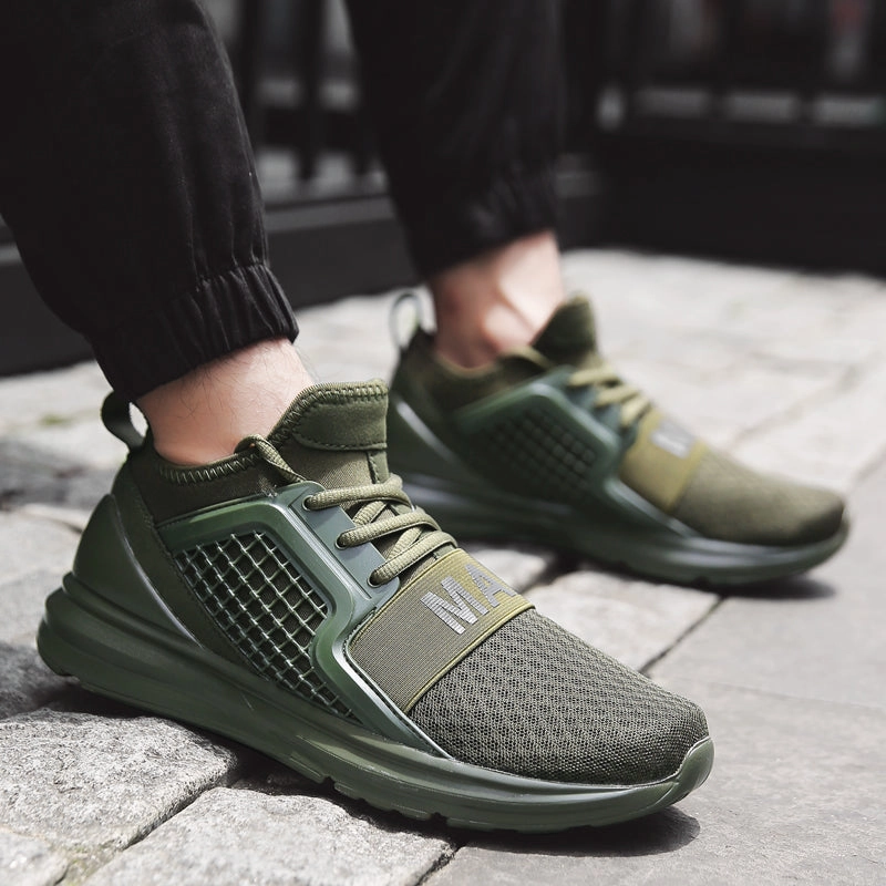 Air Presto Running Shoes Bjakin New Arrival Men Running Shoes Breathable Mesh Sneakers Male Sports Shoes Training Running Shoes Trainer Green Big Size 46