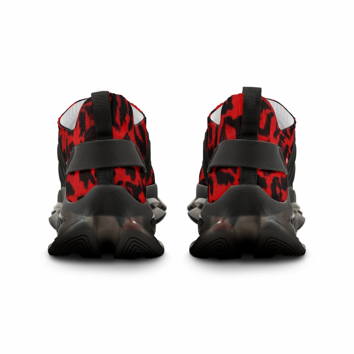 Red Leopard Men's Shoes, Best Comfy Animal Print Men's Mesh Sports Sneakers Shoes (US Size: 5-12) Cream Boots Knee High