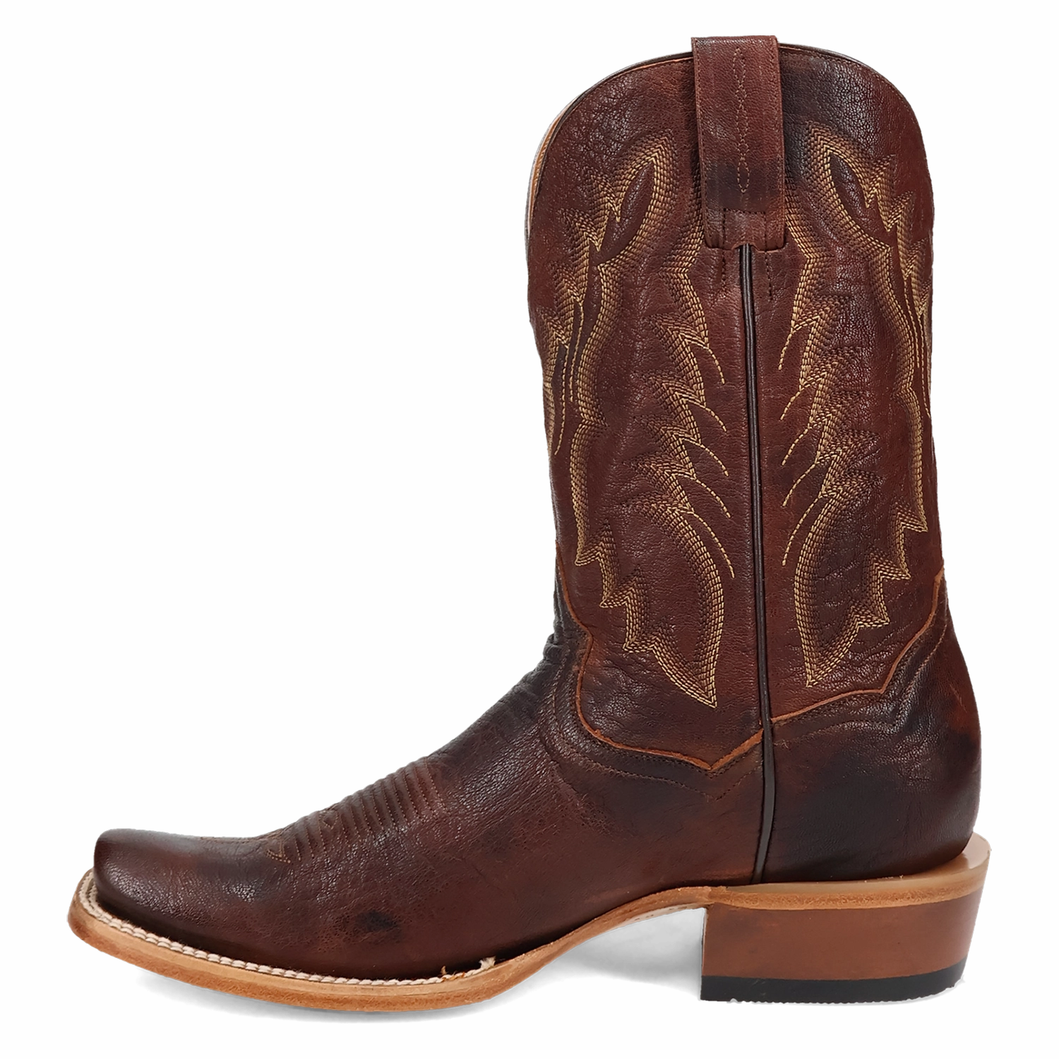 Lightweight Snow Boots Boerne Men's Cognac Leather Boot- Dan Post (DS)