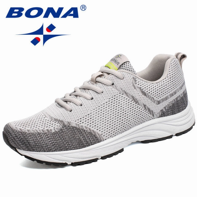BONA New Arrival Popular Style Men Running Shoes Outdoor Walking Comfortable Sneakers Lace Up  Athletic Shoes For Men Running Shoes Return Policy
