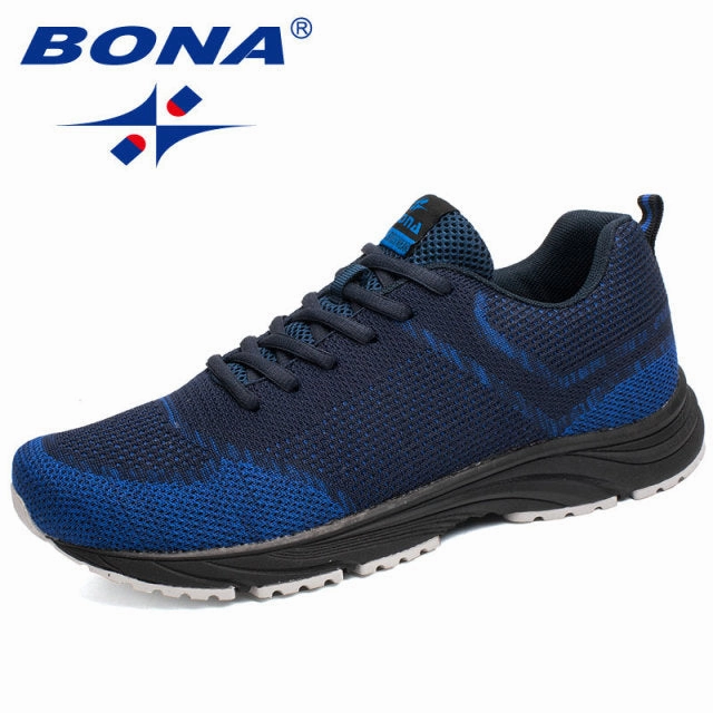 BONA New Arrival Popular Style Men Running Shoes Outdoor Walking Comfortable Sneakers Lace Up  Athletic Shoes For Men Bondi Sr Running Shoes