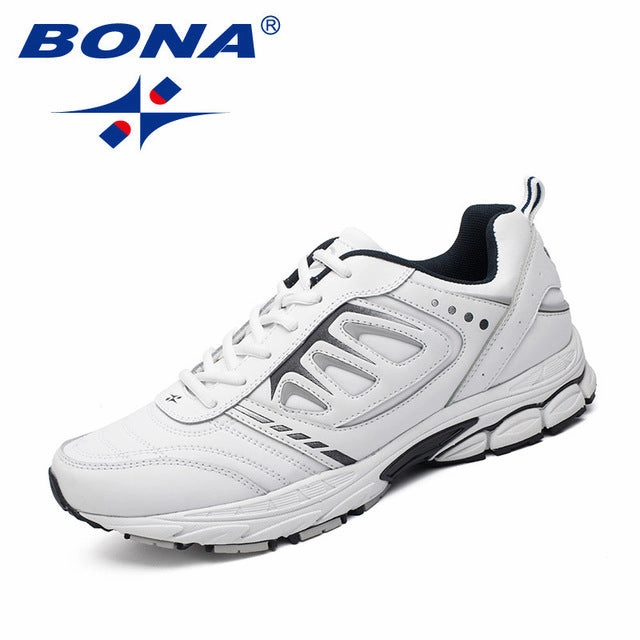 Walking Shoes For BONA New Style Men Running Shoes Ourdoor Jogging Trekking Sneakers Lace Up Athletic Shoes Comfortable Light Soft Free Shipping