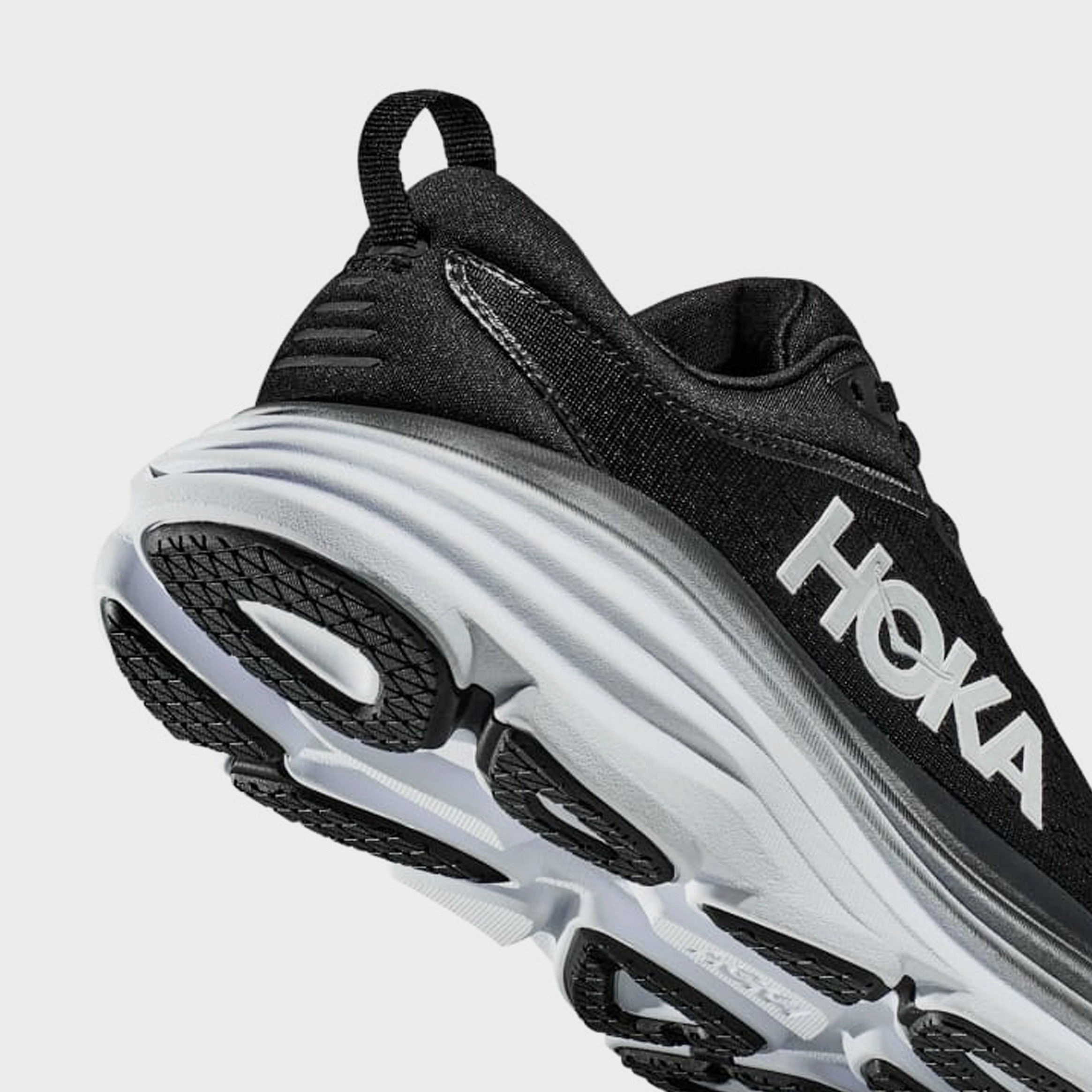 Kendall Bondi 8 Black White Mens Running Shoes (Black/White)