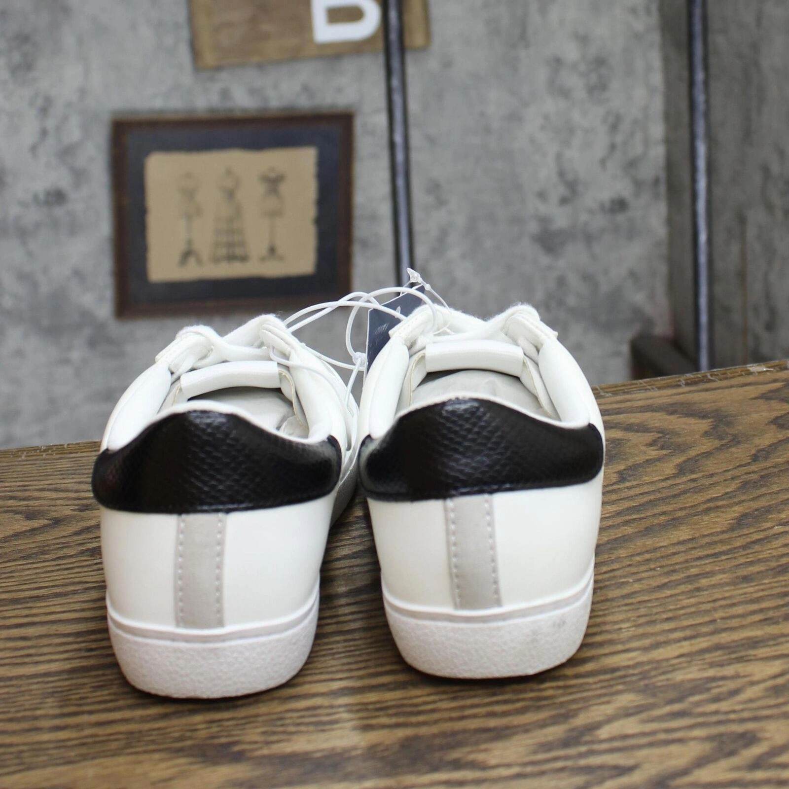 A New Day Womens Candace Lace-Up Sneakers 87930844 White 6.5M Sneakers For Cheap