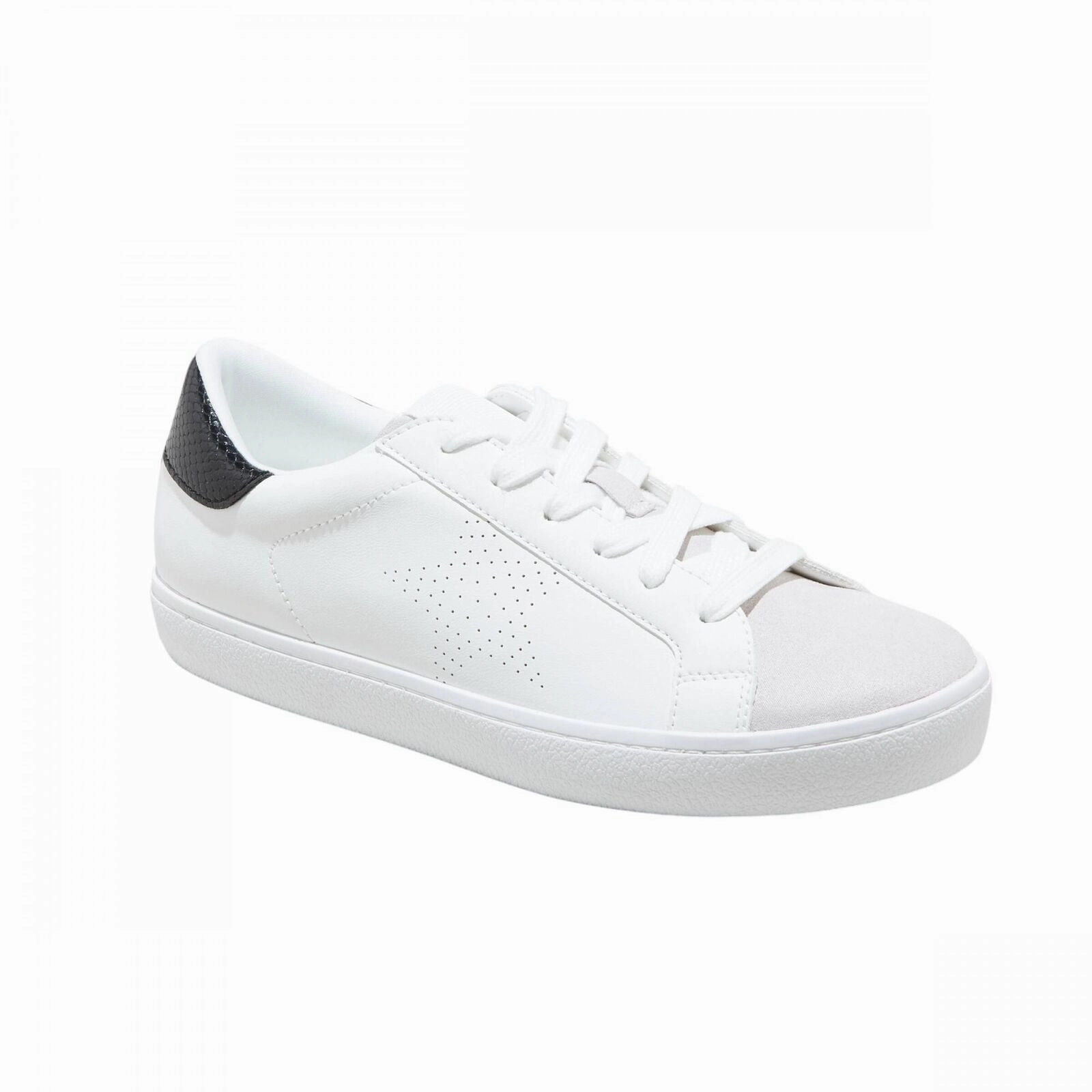 A New Day Womens Candace Lace-Up Sneakers 87930844 White 6.5M Wedding Sneakers