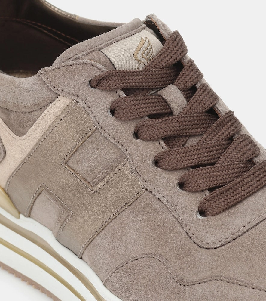 Hogan Midi leather platform sneakers Sneakers Voile Blanche