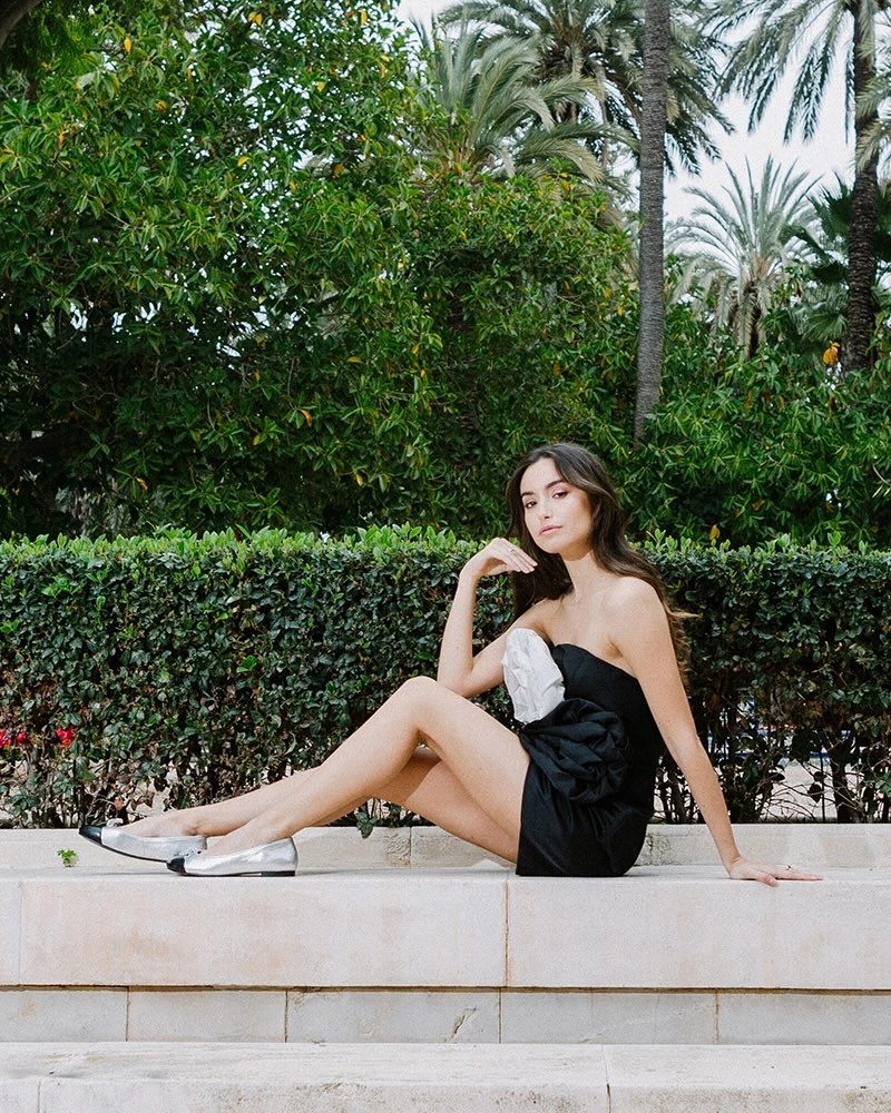 Brown Flat Shoes Bory Silver Leather