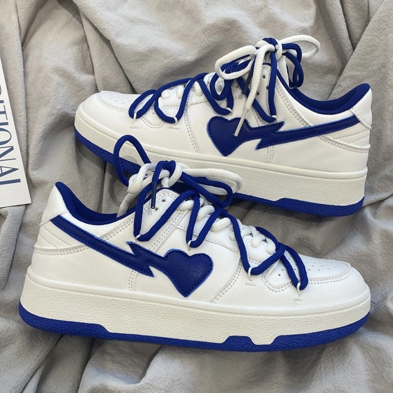 Forever Comfort Shoes Flats Brand Lace Up Fashion Sneakers Women Zapatillas Mujer Light Flat Shoes Couple Outdoor Running Shoes For Women Vulcanized Shoes