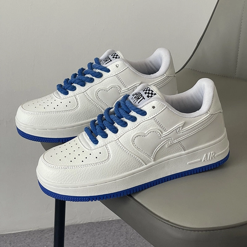 Flat Shoes Road Bike Brand Lace Up Fashion Sneakers Women Zapatillas Mujer Light Flat Shoes Couple Outdoor Running Shoes For Women Vulcanized Shoes