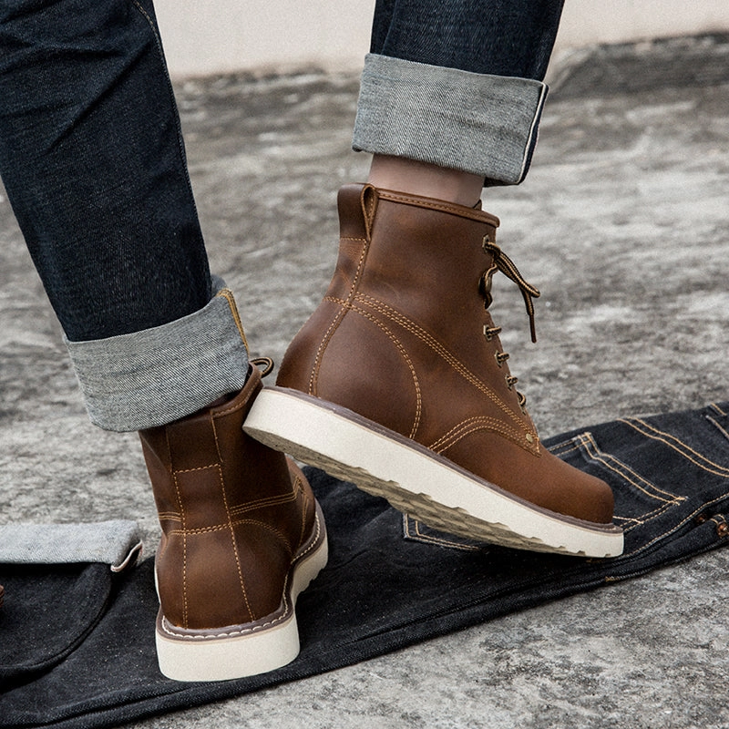 Legion Boots Brave Shoes Mens Boots Motorcycle Casual Boots For Men Waterproof Chukka Boots Mens