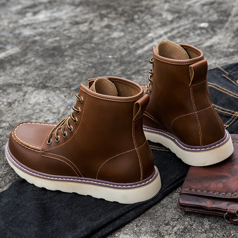 Waterproof Barefoot Boots Brave Shoes Mens Boots Motorcycle Casual Boots For Men Waterproof Chukka Boots Mens