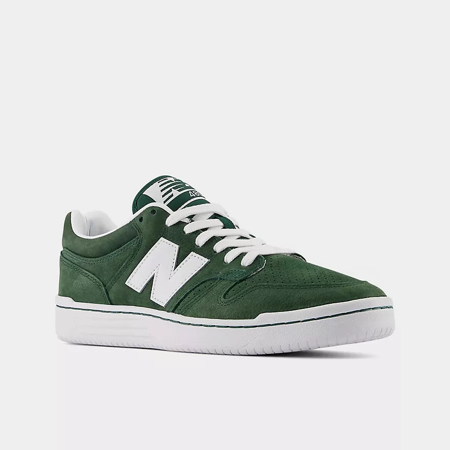 Red And Silver New Balance New Balance 480 83 Remixed Skate Shoes - Green/White